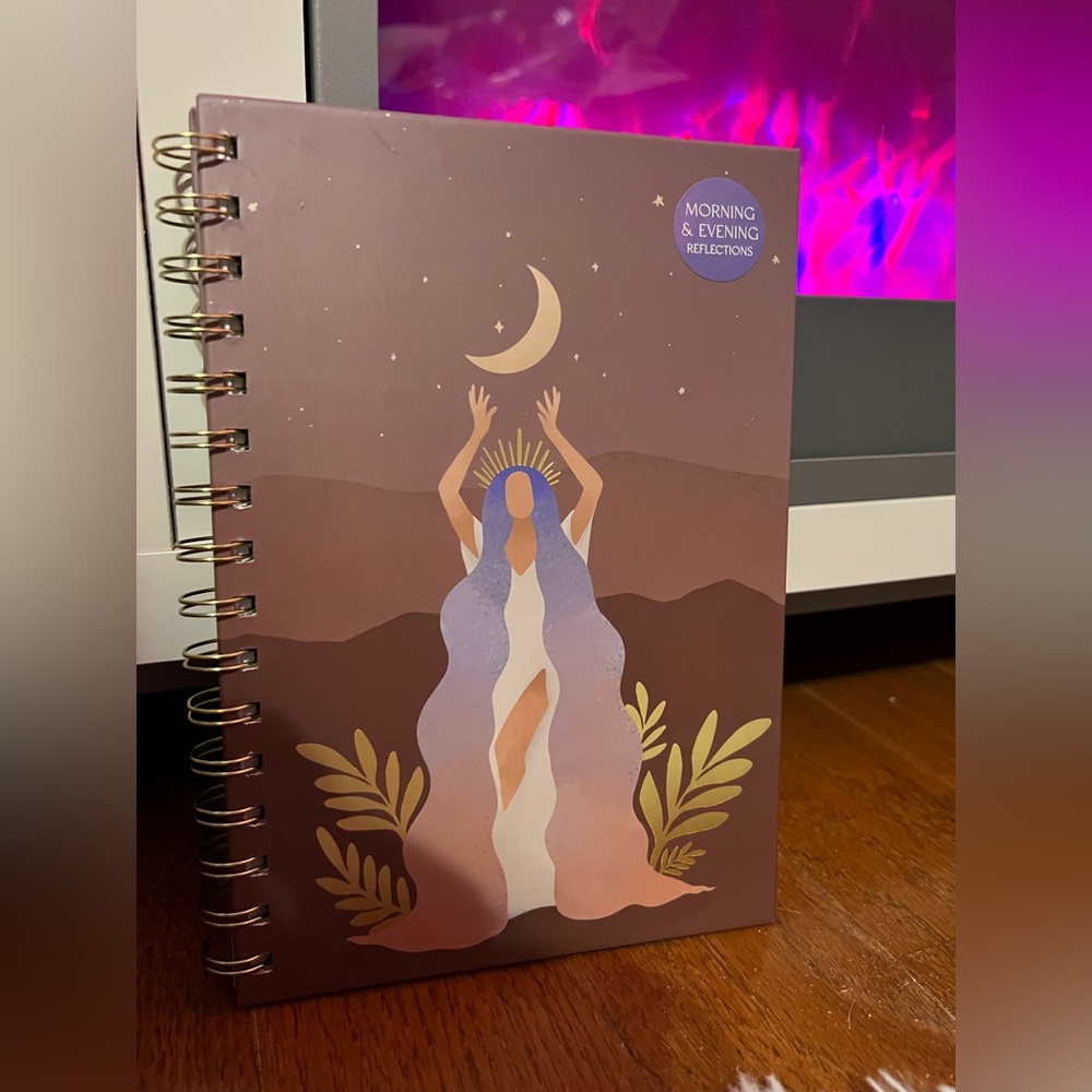 Morning & Evening Reflections journal growth self exploration manifestation book